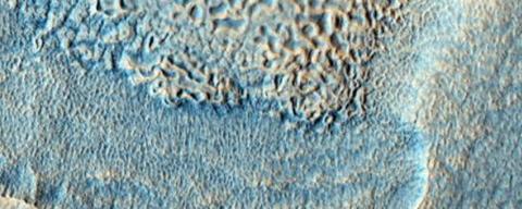 Close up image of magnetic ejecta. 