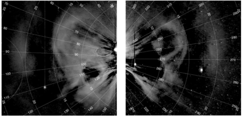 Images of two interacting CMEs