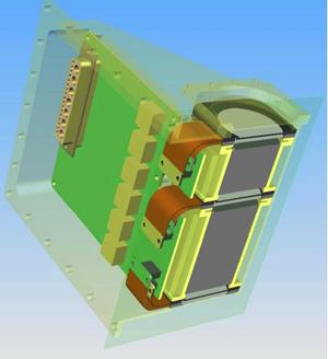 Illustration of the cross-section of the telescope assembly.