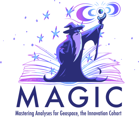 Color logo with wizard that says "Magic."