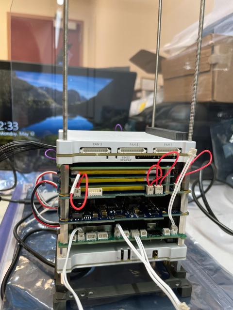 Flight Model Build in Progress for 3UCubed.