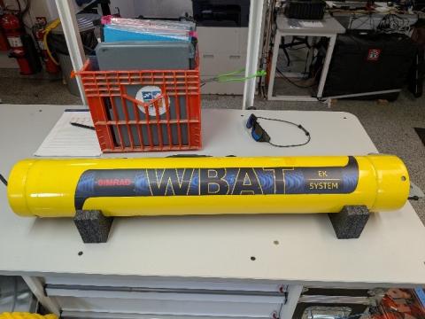 yellow oceanographic equipment (WBAT)