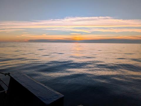 sunset on AR103