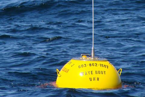 round yellow buoy 