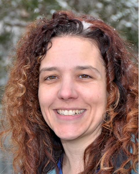 A headshot of Apryl L. Perry, a research technician with the Earth Systems Research Center.