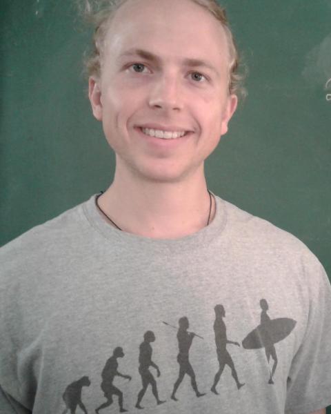 A headshot of Jacob Koile, a graduate student in the Space Science Center.