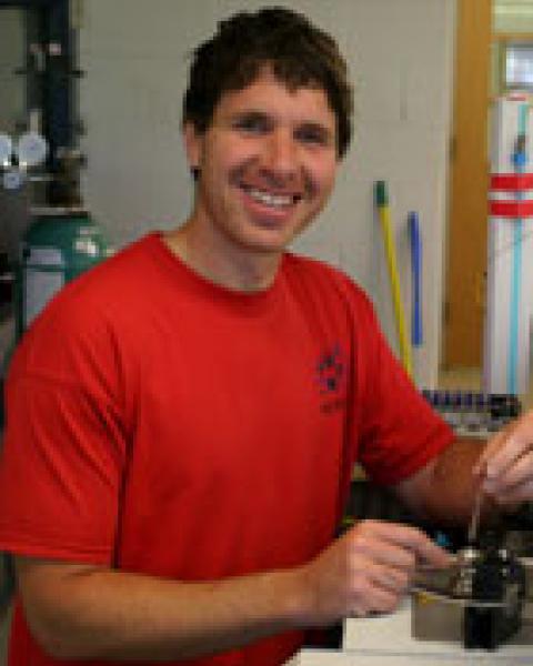 A headshot of Andy Ouimette, a research scientist with the Earth Systems Research Center.