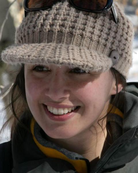 A headshot of Rebecca Sanders-DeMott, postdoctoral research associate with the Earth Systems Research Center.