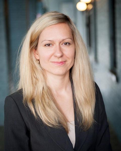 A headshot of Reka Winslow, a research scientist with the Space Science Center.
