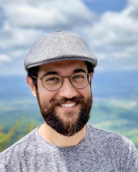 A headshot of Gabriel Venegas, ASSISTANT PROFESSOR or the EOS Center for Acoustics Research and Education.