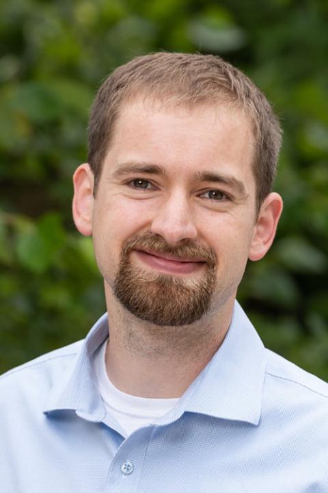Headshot of Nathan Furey, affiliate faculty for EOS Center for Acoustics Research and Education. 