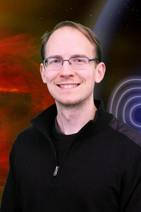 Photo of Jason Shuster of the EOS Space Science Center.