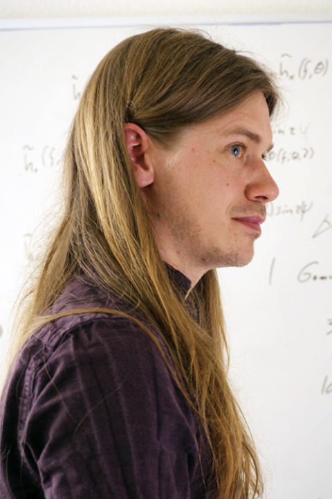 Color photo of Merlin Kole, faculty at the Space Science Center.