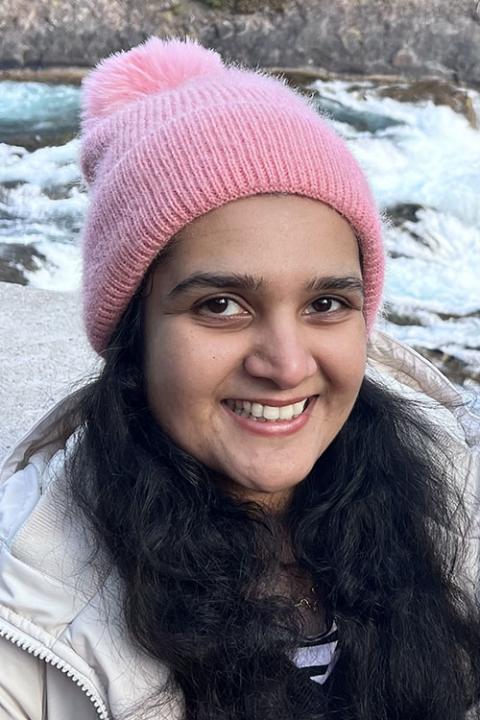 Photo of Anusree Padinjarethadathil Devanandan of the EOS Space Science Center.
