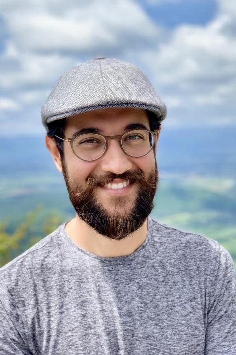 A headshot of Gabriel Venegas, ASSISTANT PROFESSOR or the EOS Center for Acoustics Research and Education.